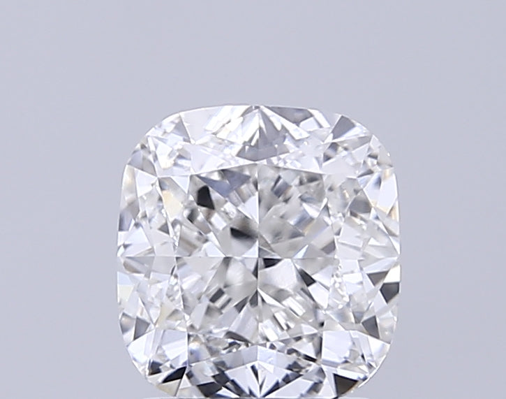 2.52 Carat Cushion Lab Diamond with  Cut Diamond in 14KT  view 1
