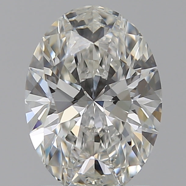 1.28 Carat Oval Lab Diamond with  Cut Diamond in 14KT  view 1
