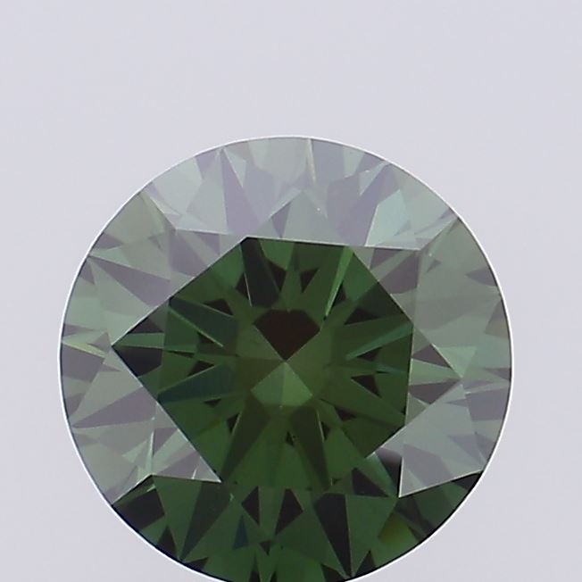 1.57 Carat Round Lab Diamond with  Cut Diamond in 14KT  view 1
