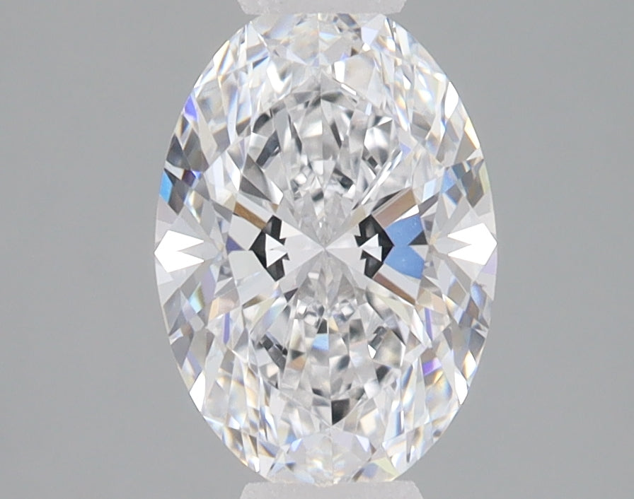 1.59 Carat Oval Lab Diamond with  Cut Diamond in 14KT  view 1
