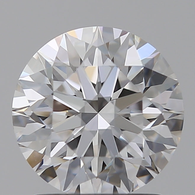 1.5 Carat Round Lab Diamond with  Cut Diamond in 14KT  view 1
