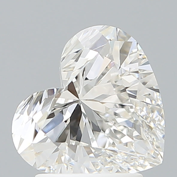 2.26 Carat Heart Lab Diamond with  Cut Diamond in 14KT  view 1
