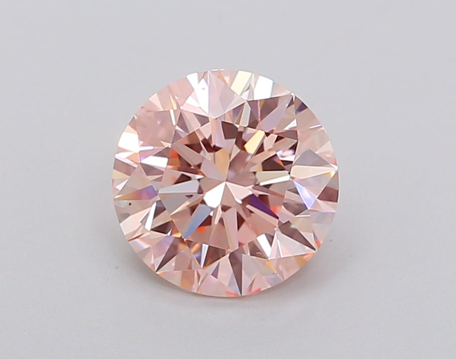 1.92 Carat Round Lab Diamond with  Cut Diamond in 14KT  view 1
