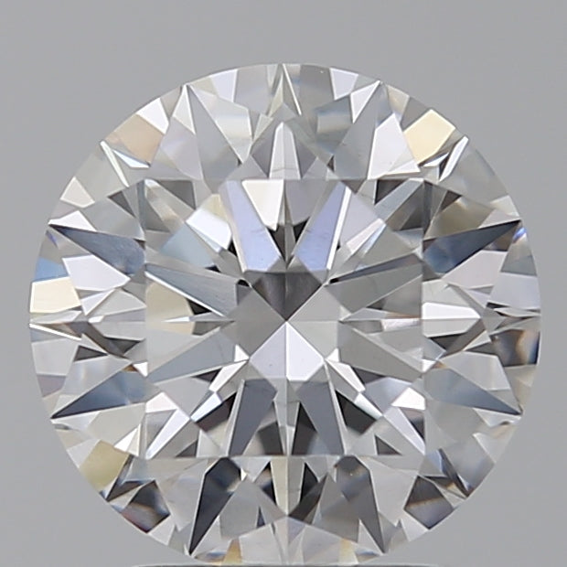 2.59 Carat Round Lab Diamond with  Cut Diamond in 14KT  view 1
