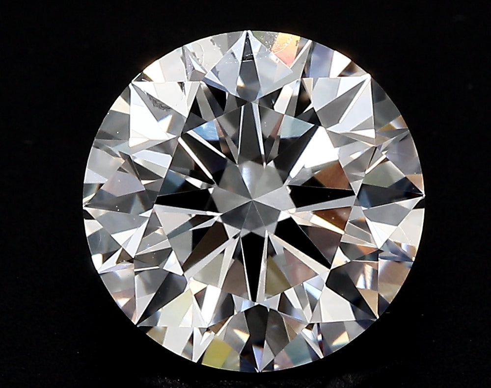2.59 Carat Round Lab Diamond with  Cut Diamond in 14KT  view 1
