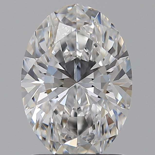 1.52 Carat Oval Lab Diamond with  Cut Diamond in 14KT  view 1
