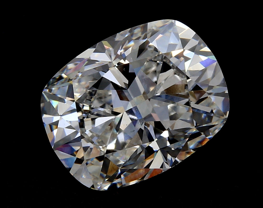 2.01 Carat Cushion Lab Diamond with  Cut Diamond in 14KT  view 1
