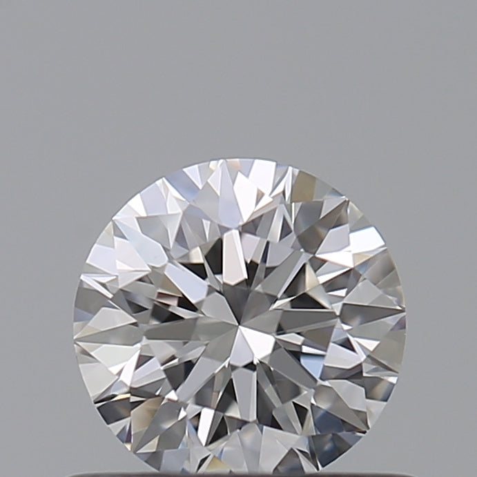 0.5 Carat Round Natural Diamond with  Cut Diamond in 14KT  view 1
