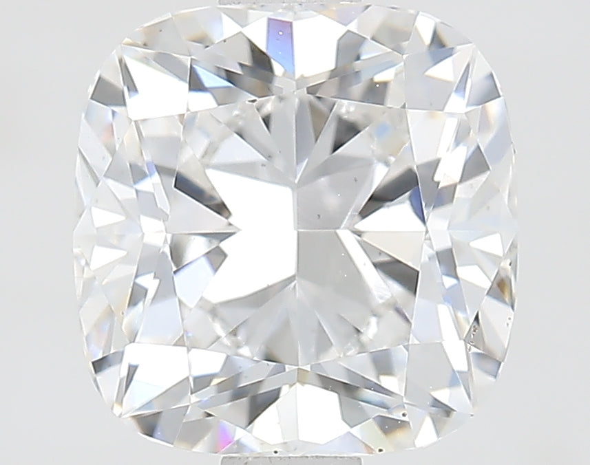 1.75 Carat Cushion Lab Diamond with  Cut Diamond in 14KT  view 1
