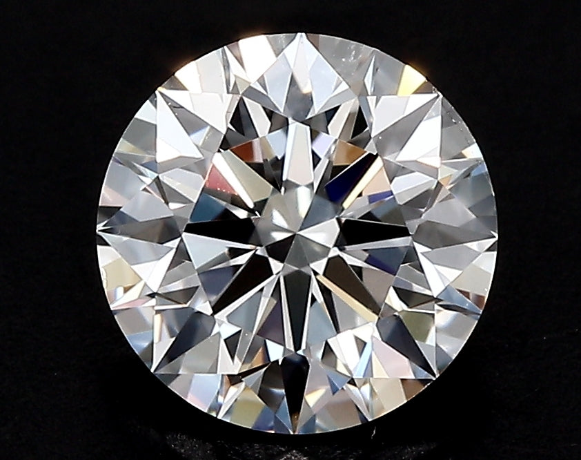 3.06 Carat Round Lab Diamond with  Cut Diamond in 14KT  view 1
