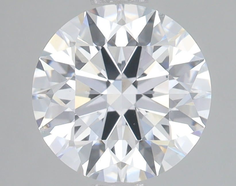 2.38 Carat Round Lab Diamond with  Cut Diamond in 14KT  view 1
