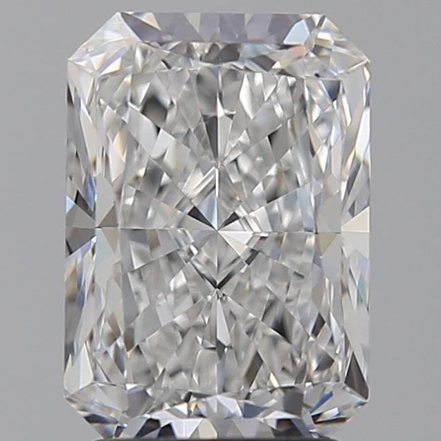 2.52 Carat Radiant Lab Diamond with  Cut Diamond in 14KT  view 1
