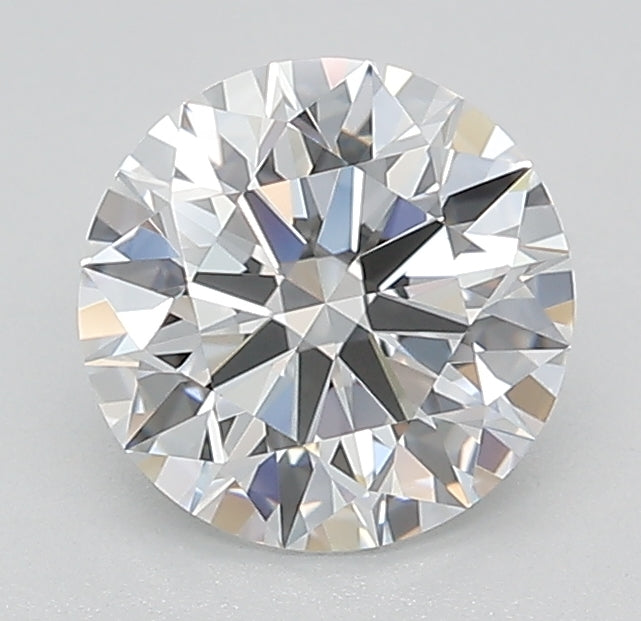 1.27 Carat Round Lab Diamond with  Cut Diamond in 14KT  view 1
