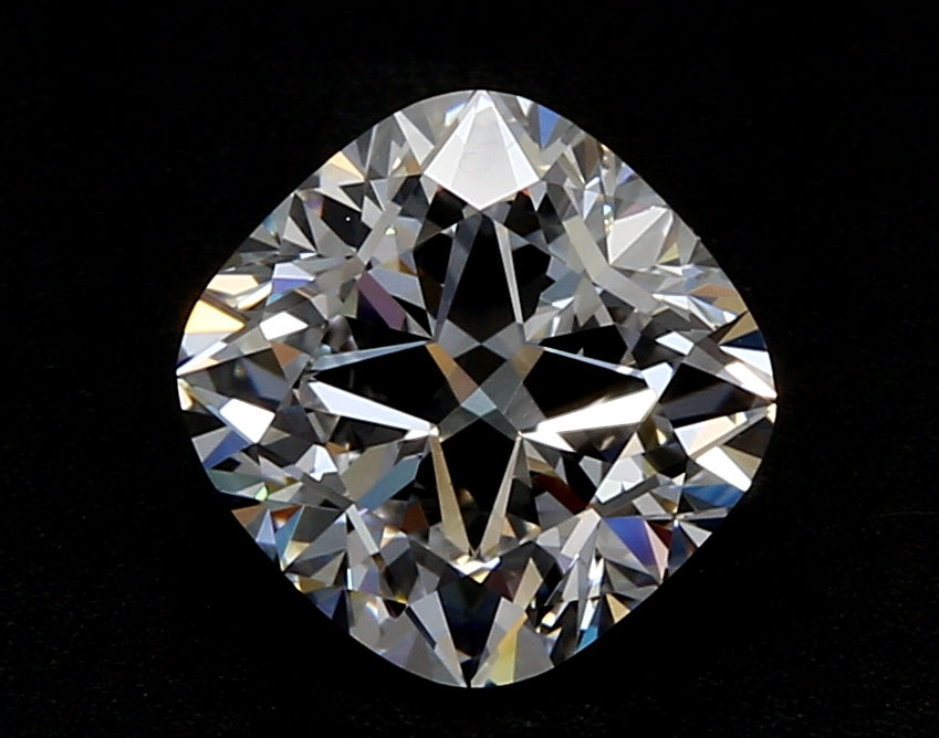 3.02 Carat Cushion Lab Diamond with  Cut Diamond in 14KT  view 1
