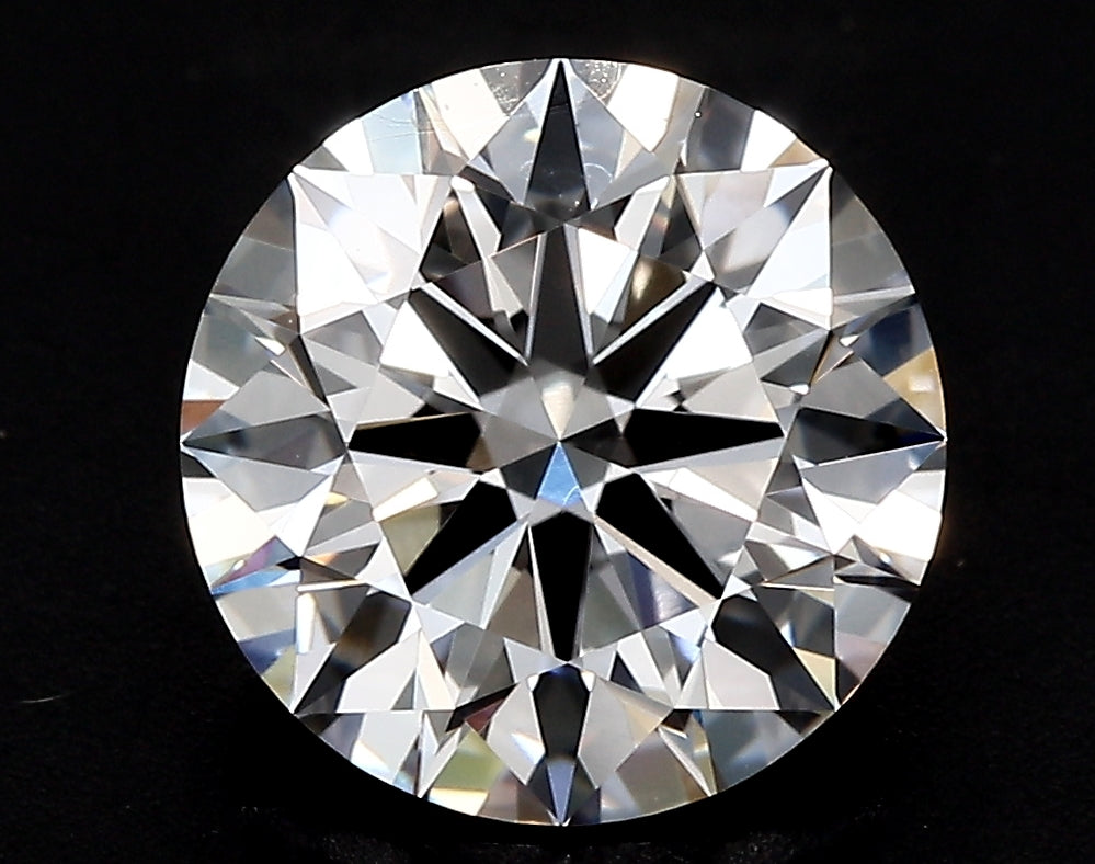 1.76 Carat Round Lab Diamond with  Cut Diamond in 14KT  view 1
