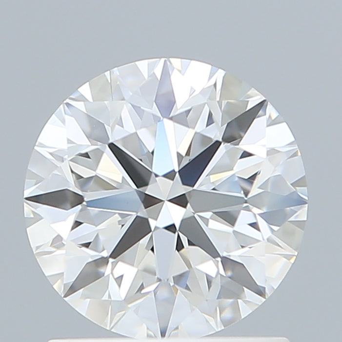 1.3 Carat Round Lab Diamond with  Cut Diamond in 14KT  view 1
