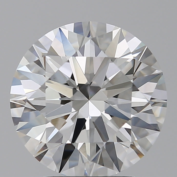 3.01 Carat Round Lab Diamond with  Cut Diamond in 14KT  view 1
