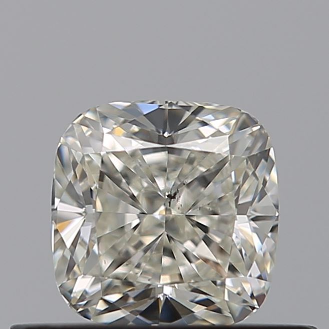 0.52 Carat Cushion Natural Diamond with  Cut Diamond in 14KT  view 1
