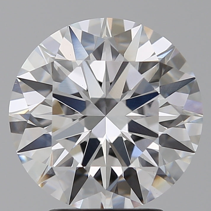 3.1 Carat Round Lab Diamond with  Cut Diamond in 14KT  view 1
