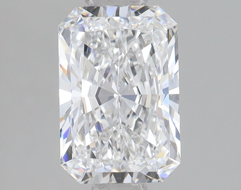 1.58 Carat Radiant Lab Diamond with  Cut Diamond in 14KT  view 1
