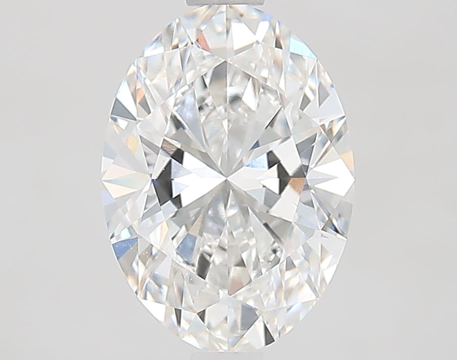 2.03 Carat Oval Lab Diamond with  Cut Diamond in 14KT  view 1
