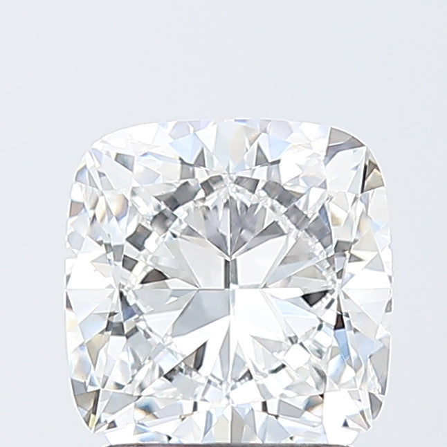2.07 Carat Cushion Lab Diamond with  Cut Diamond in 14KT  view 1
