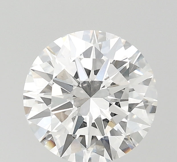 1.53 Carat Round Lab Diamond with  Cut Diamond in 14KT  view 1
