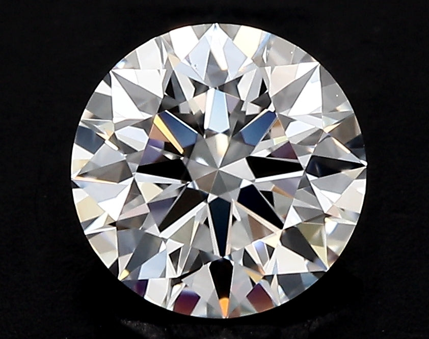 3.0 Carat Round Lab Diamond with  Cut Diamond in 14KT  view 1
