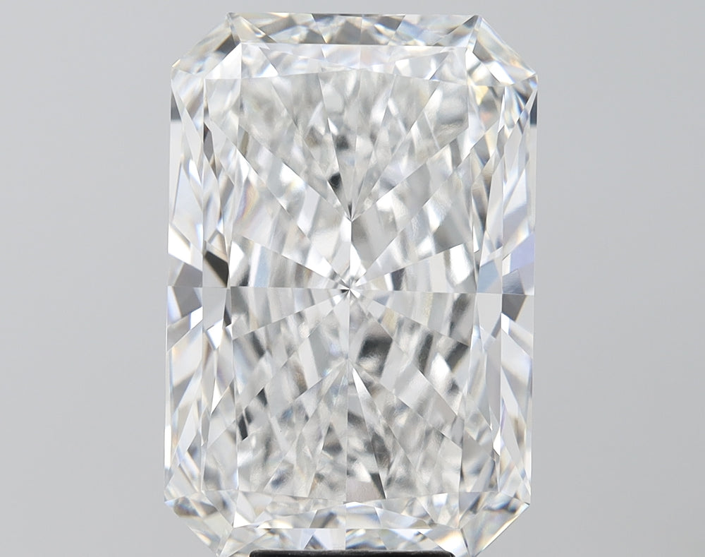 10.05 Carat Radiant Lab Diamond with  Cut Diamond in 14KT  view 1
