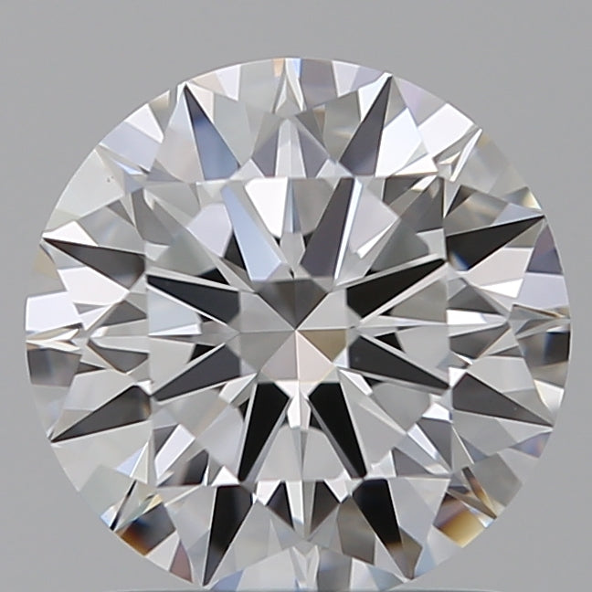 1.41 Carat Round Lab Diamond with  Cut Diamond in 14KT  view 1
