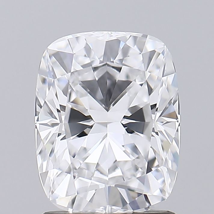 1.45 Carat Cushion Lab Diamond with  Cut Diamond in 14KT  view 1
