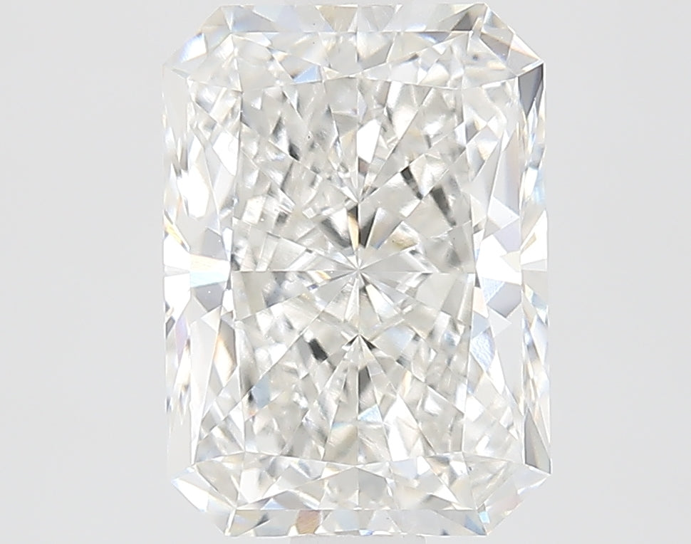 1.97 Carat Radiant Lab Diamond with  Cut Diamond in 14KT  view 1
