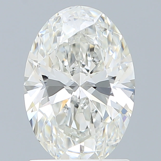 1.54 Carat Oval Lab Diamond with  Cut Diamond in 14KT  view 1
