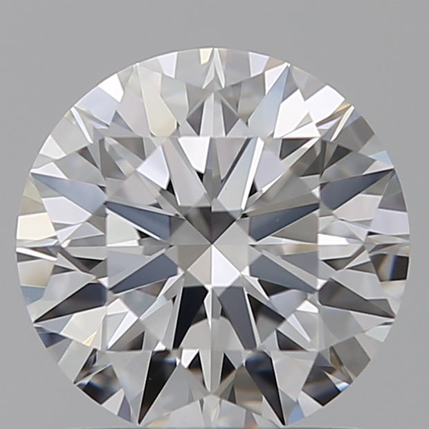 1.27 Carat Round Lab Diamond with  Cut Diamond in 14KT  view 1
