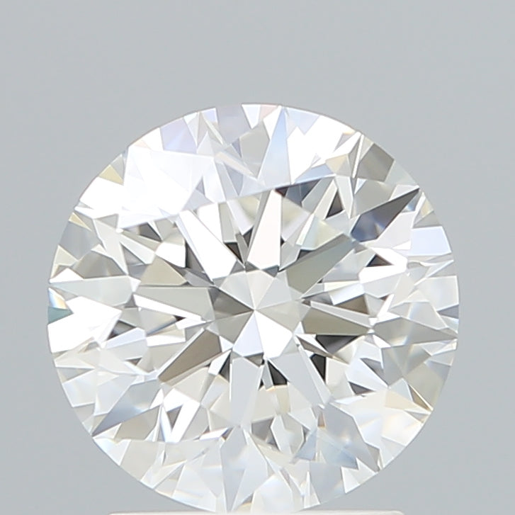 2.1 Carat Round Lab Diamond with  Cut Diamond in 14KT  view 1
