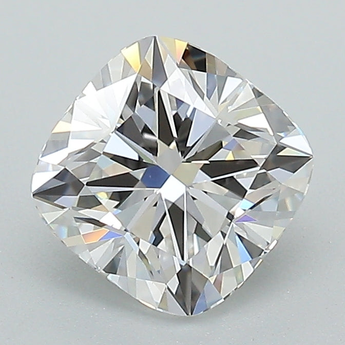 1.51 Carat Cushion Lab Diamond with  Cut Diamond in 14KT  view 1
