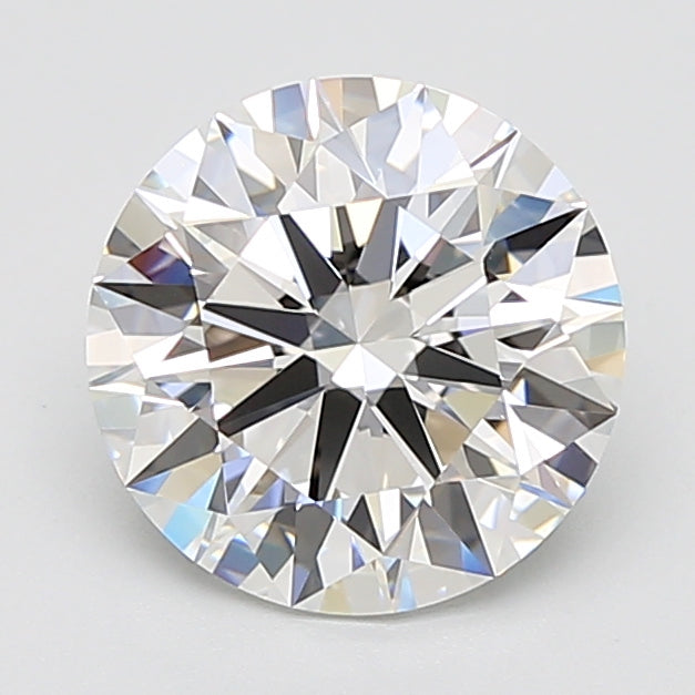 4.3 Carat Round Lab Diamond with  Cut Diamond in 14KT  view 1
