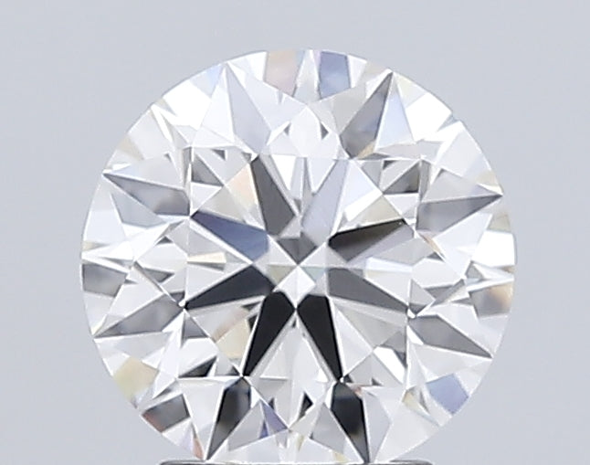 3.07 Carat Round Lab Diamond with  Cut Diamond in 14KT  view 1
