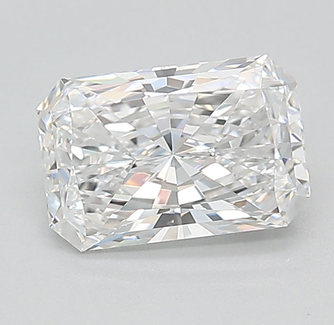 1.0 Carat Radiant Lab Diamond with  Cut Diamond in 14KT  view 1

