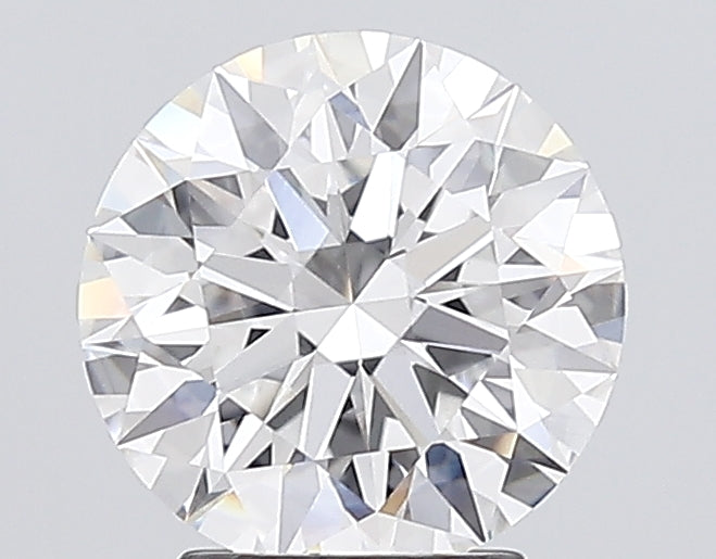 5.63 Carat Round Lab Diamond with  Cut Diamond in 14KT  view 1
