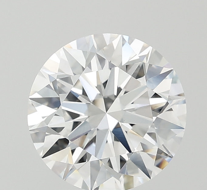 2.23 Carat Round Lab Diamond with  Cut Diamond in 14KT  view 1

