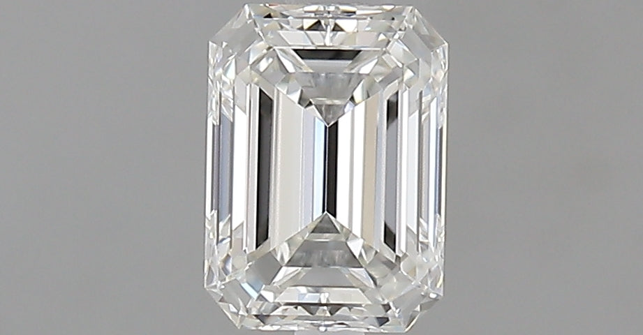 0.72 Carat Emerald Natural Diamond with  Cut Diamond in 14KT  view 1
