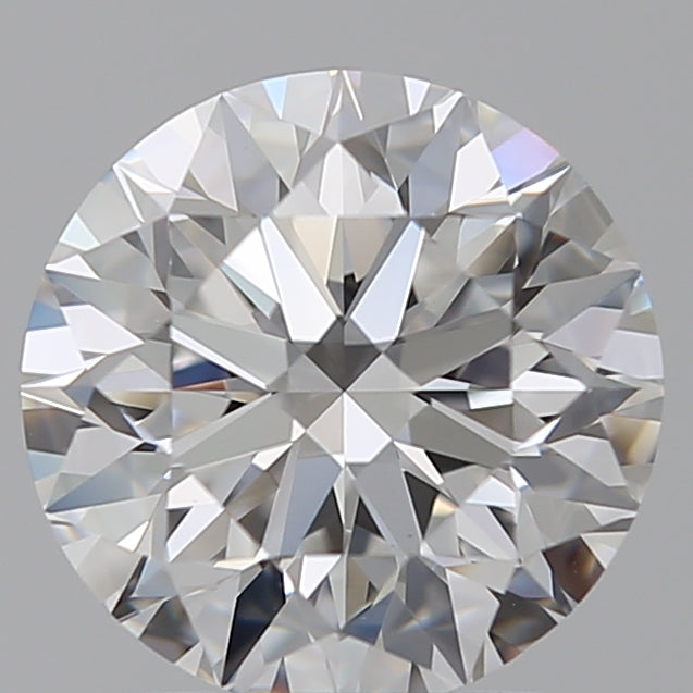 1.9 Carat Round Lab Diamond with  Cut Diamond in 14KT  view 1
