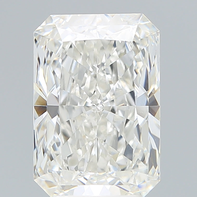5.43 Carat Radiant Lab Diamond with  Cut Diamond in 14KT  view 1
