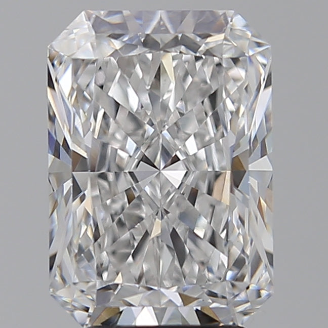 4.1 Carat Radiant Lab Diamond with  Cut Diamond in 14KT  view 1
