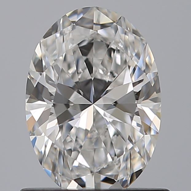 0.7 Carat Oval Natural Diamond with  Cut Diamond in 14KT  view 1

