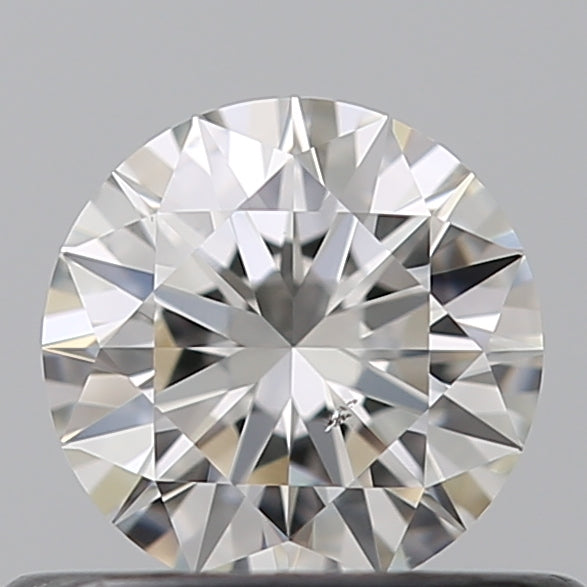 0.42 Carat Round Natural Diamond with  Cut Diamond in 14KT  view 1
