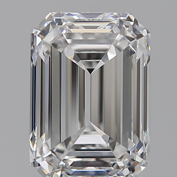 1.53 Carat Emerald Lab Diamond with  Cut Diamond in 14KT  view 1
