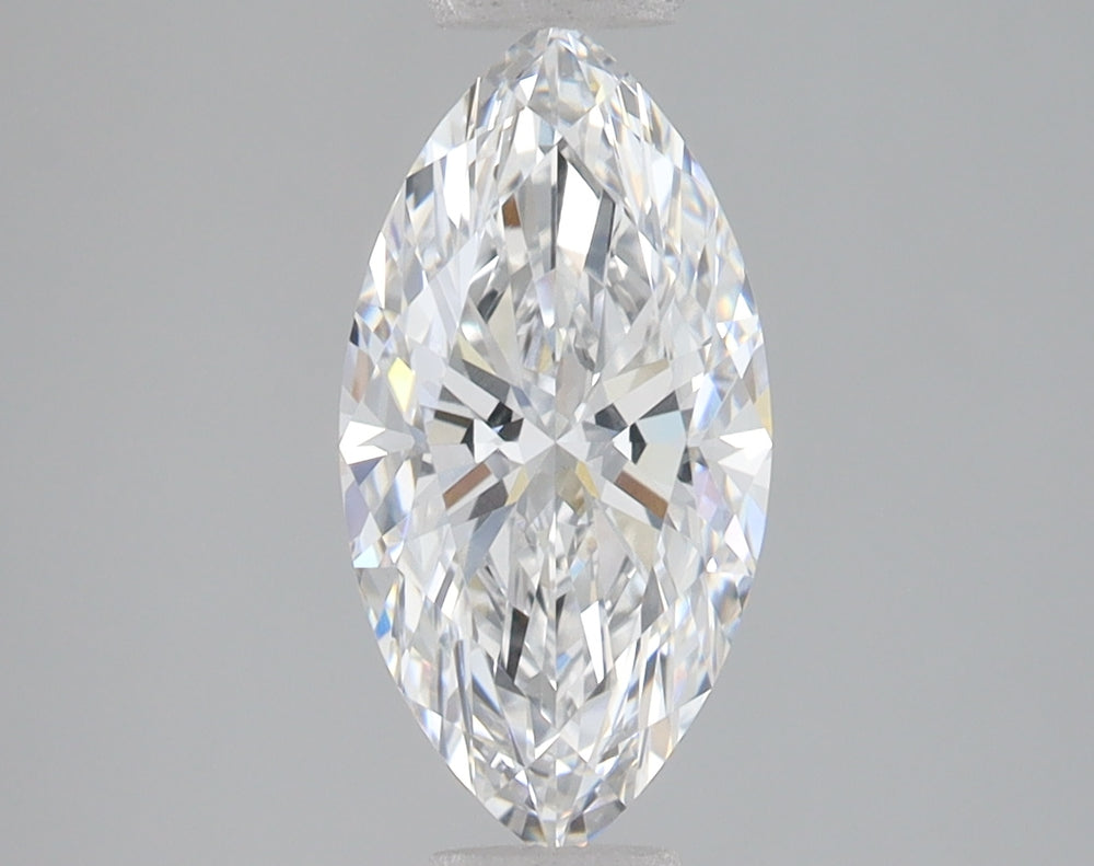 1.56 Carat Marquise Lab Diamond with  Cut Diamond in 14KT  view 1
