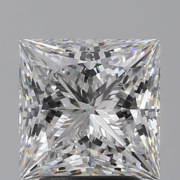 3.03 Carat Princess Lab Diamond with  Cut Diamond in 14KT  view 1
